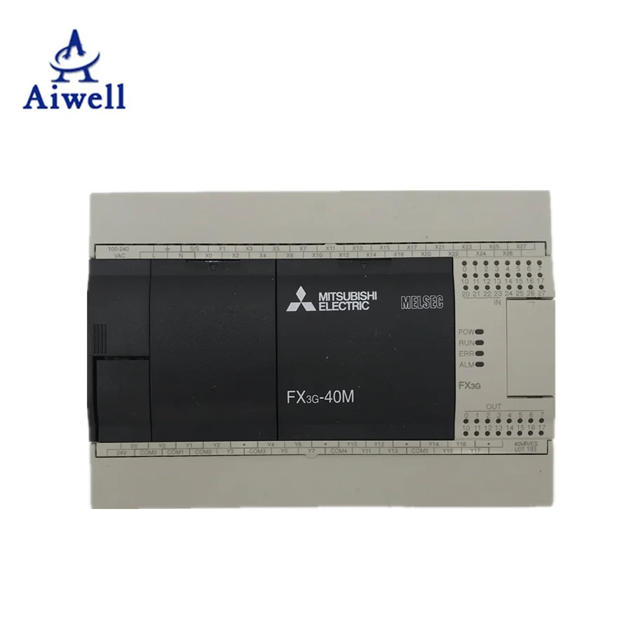 Módulo de controle elétrico FX3G40MRES FX3G do PLC FX3G-40MR/ES