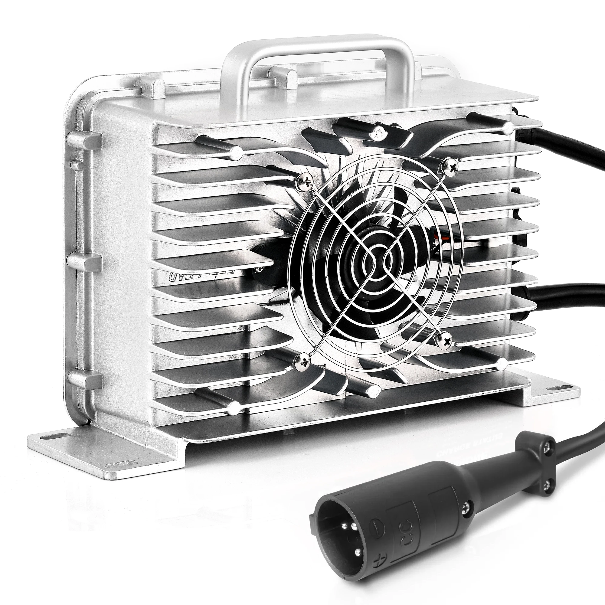 

For Club Car Golf Cart 48 Volt 15 AMP Golf Cart Battery Charger 3 Pin Round Plug