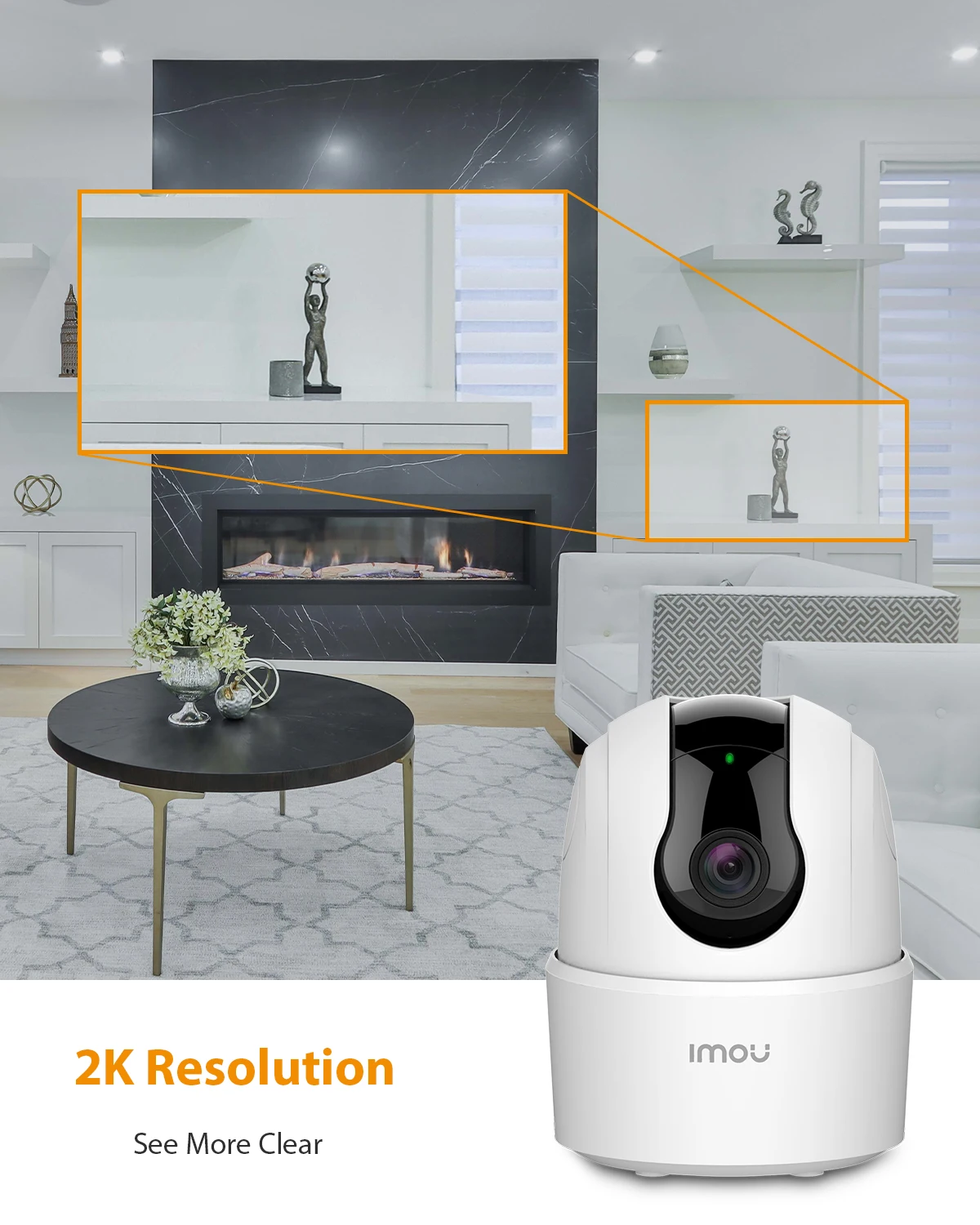 IMOU Ranger 2C 4MP Home Wifi Câmera de segurança Detecção humana Detecção de movimento Vigilância Câmera IP sem fio Rastreamento inteligente