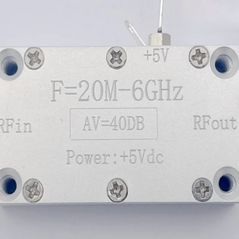 

20MHz to 6GHZ Low Noise RF Amplifier CNC Housing High Linearity Micro