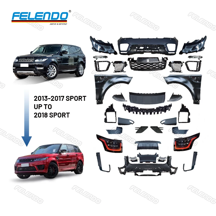 Hot Sale Car Body Parts 2018-2020 OE Style Facelift Range A Rover L494 Upgrade Bodykit Sport