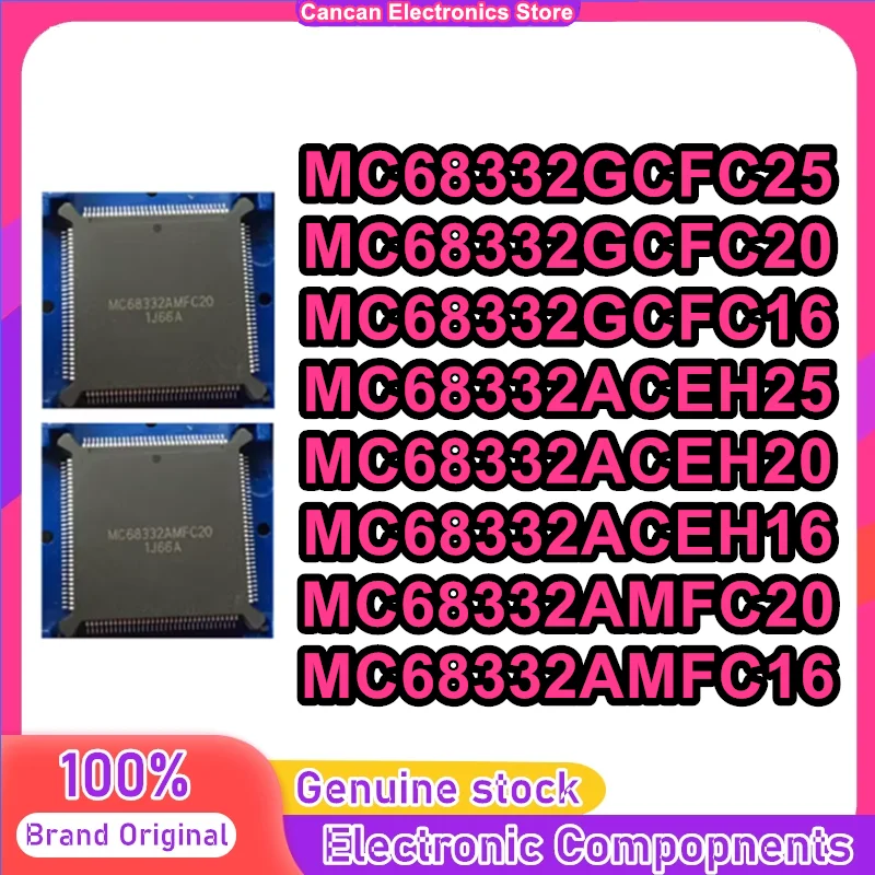 MC68332GCFC25 MC68332GCFC20 MC68332GCFC16 MC68332ACEH25 MC68332ACEH20 MC68332ACEH16 MC68332AMFC20 MC68332AMFC16 in stock