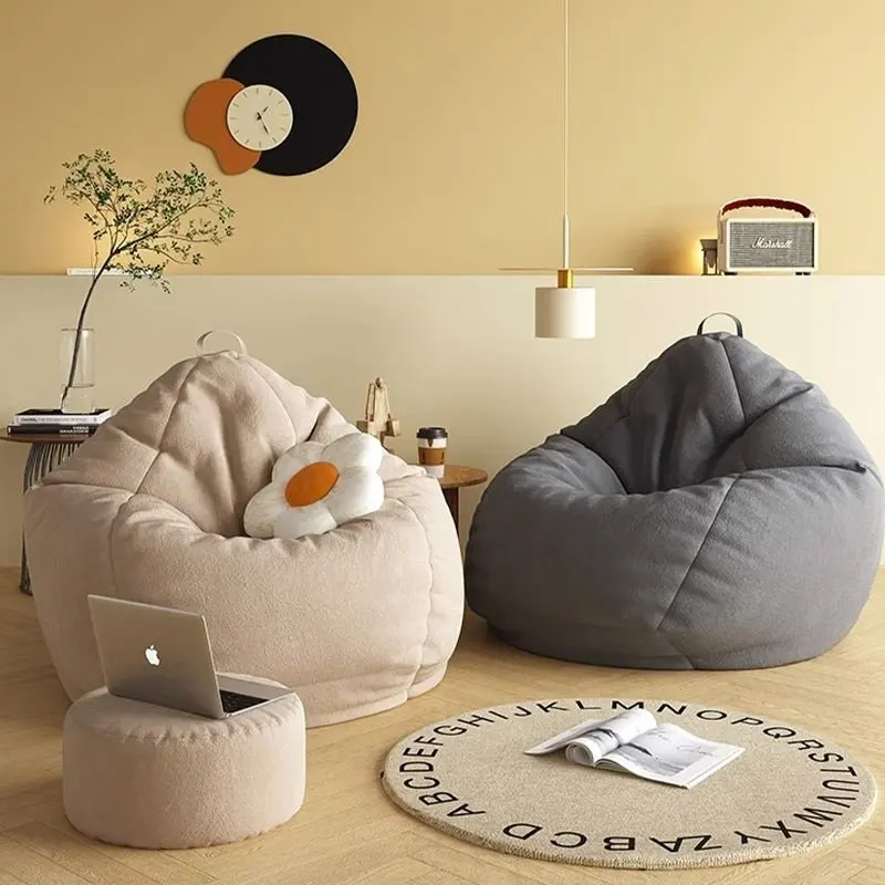 Comfy Decor Bean Bag Sofas Giant Lounge Corner Bedroom Oversized Bean Bag Sofas Room Vintage Puff Para Sala Home Furniture