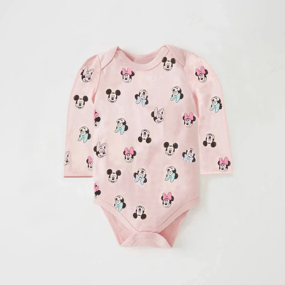 Peleles de Minnie para niña, Mono para bebé recién nacido, ropa infantil para bebé, primavera y verano