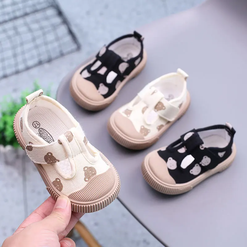 Infant Kids toddler shoes baby bottom canvas shoes Boys Girls Casual Sneakers Soft Sole Non-Slip Toddler Shoes First Walkers