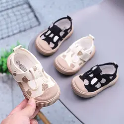 Chaussures en toile coordonnantes à semelle souple pour bébé garçon et fille, baskets décontractées pour premiers pas