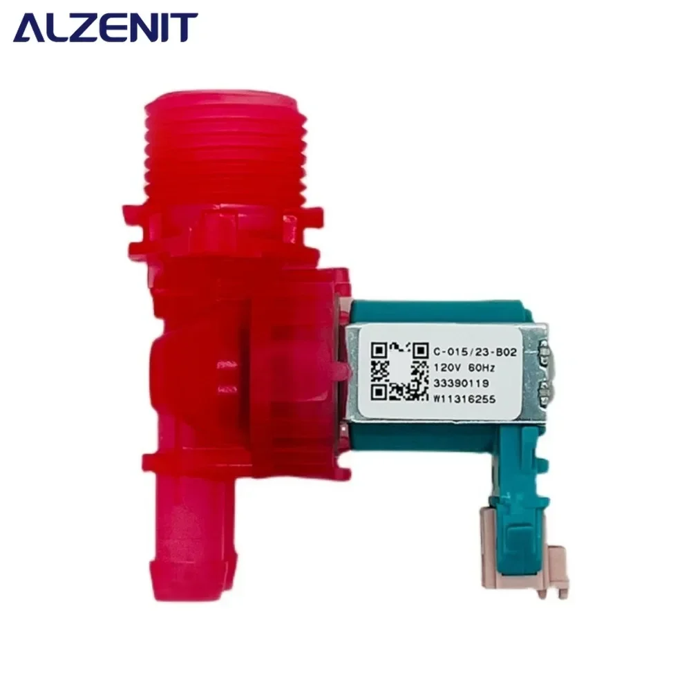 

New Electric Water Inlet Solenoid Valve For Automatic Washing Machine W11316255 Washer Parts