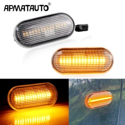 2pcs Amber LED Front Side Marker Light For Volkswagen MK4 Golf Jetta Bora B5/B5.5 Passat or Beetle and GTI R32 Turn Signal Light