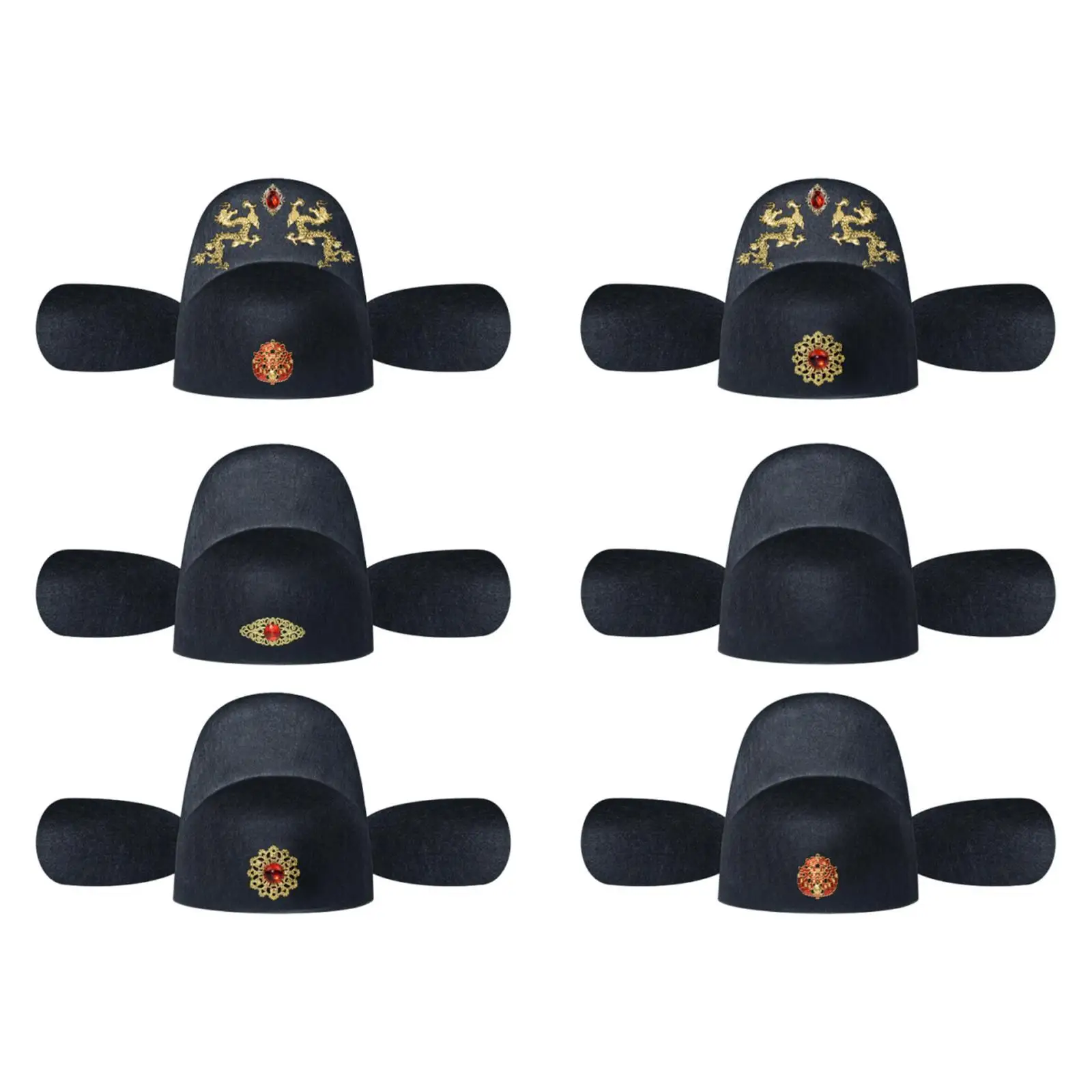 

Chinese Operas Hat Classical Decorative High Top for Drama Festival Role Playing