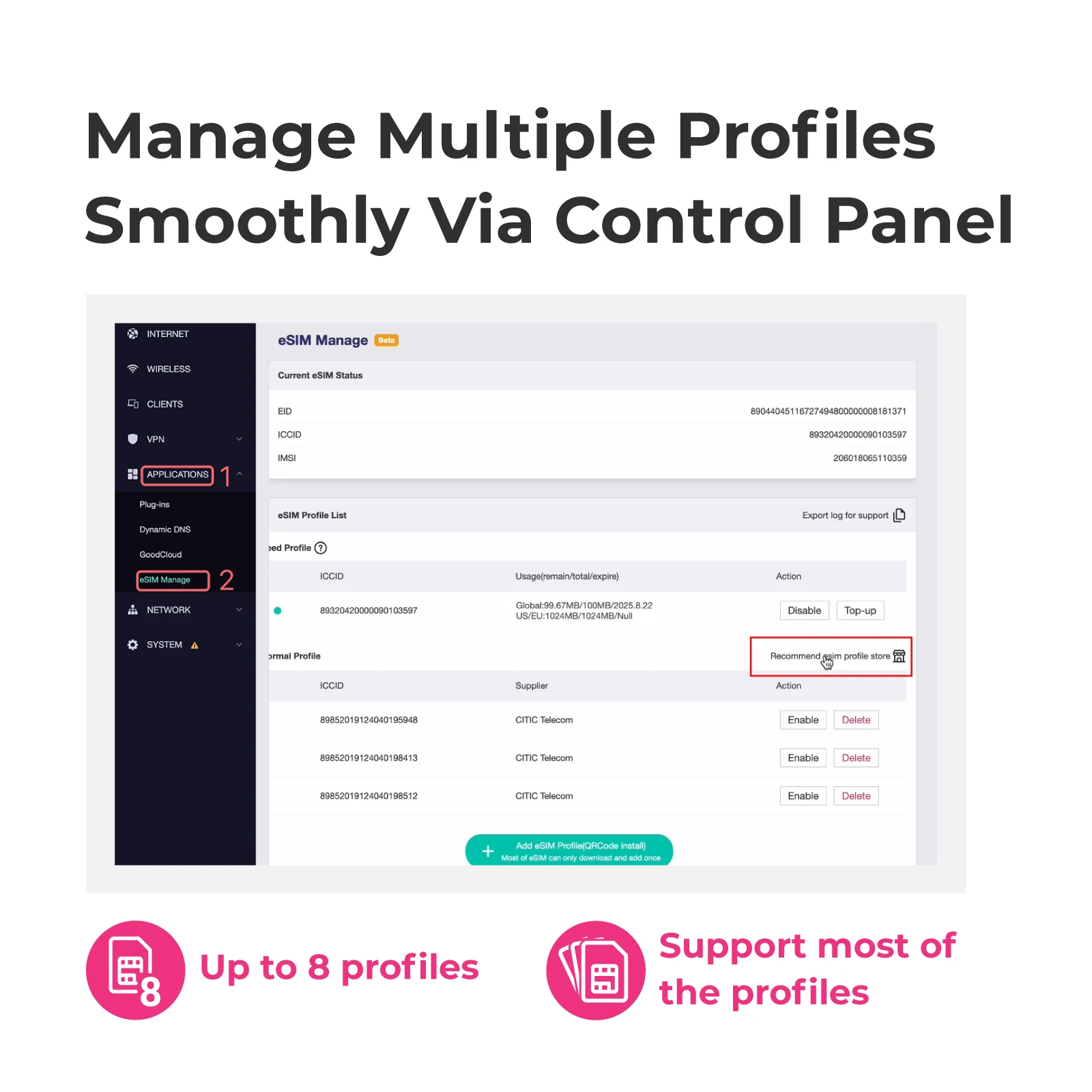 بطاقة SIMPoYo eSIM المادية | البيانات فقط 1 جيجابايت الولايات المتحدة/الاتحاد الأوروبي + 100 ميجابايت البيانات العالمية