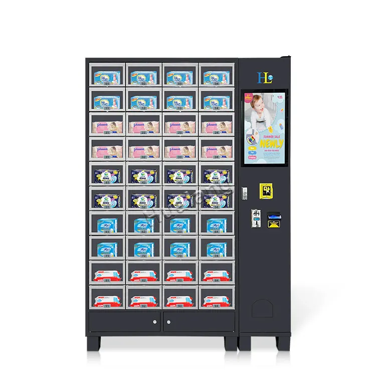 

Original Manufacturer 40 Doors Visual Retail Cabinet Sanitary Pad Vending Machine Locker Vending Machine for Hospital