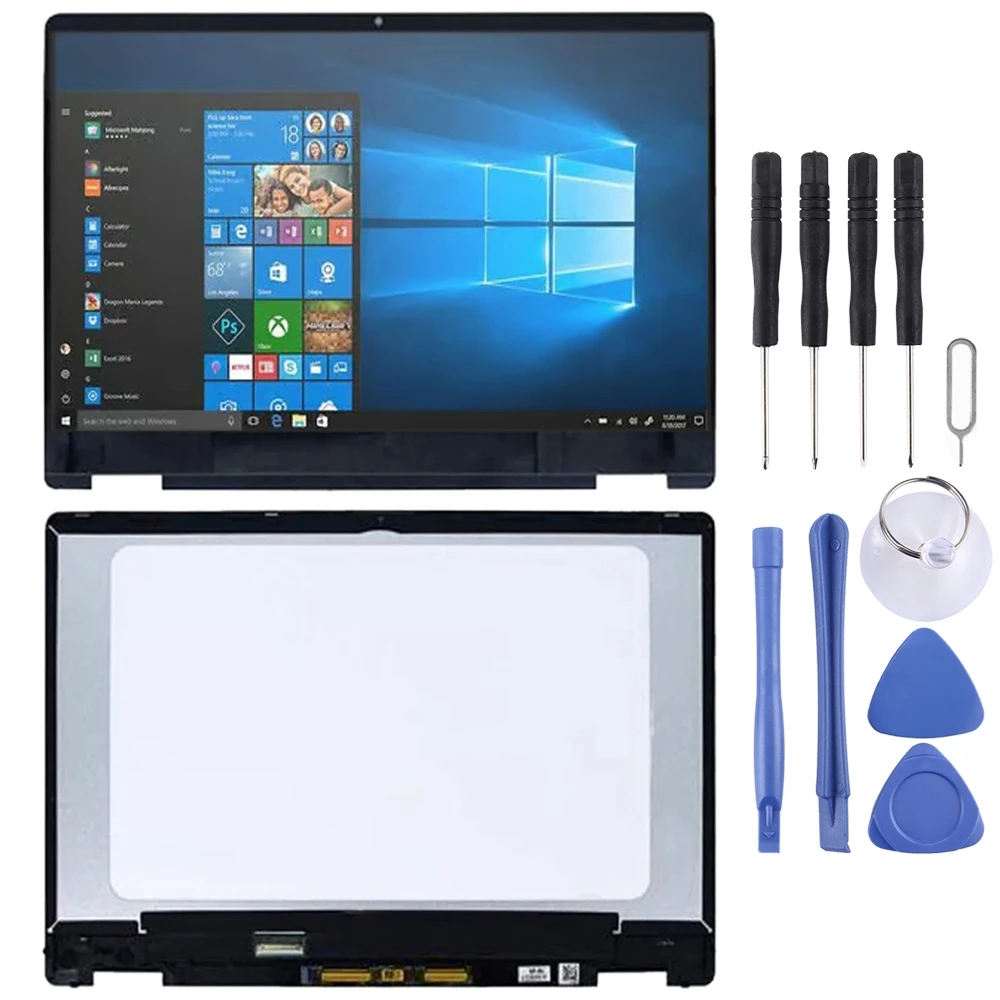 LCD Screen for HP Pavilion X360 14 DH 14m-DH 1001DX FHD 1920X1080 Digitizer Full Assembly with Frame