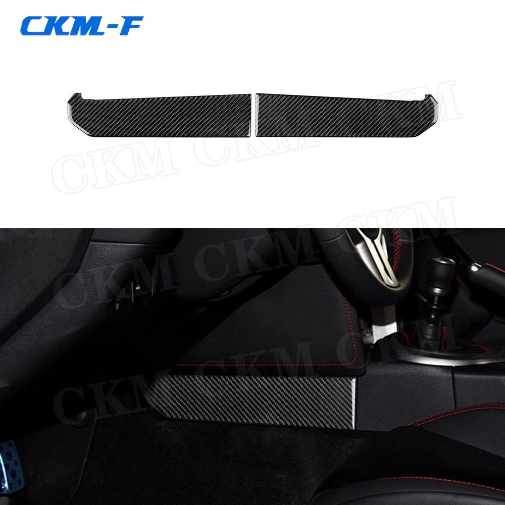 

Carbon Fiber Car Control Gear Shift Panel Side Trim Garnish Molding Cover Stickers For Toyota GT86 FT86 ZN6 Subaru BRZ 2013-2020