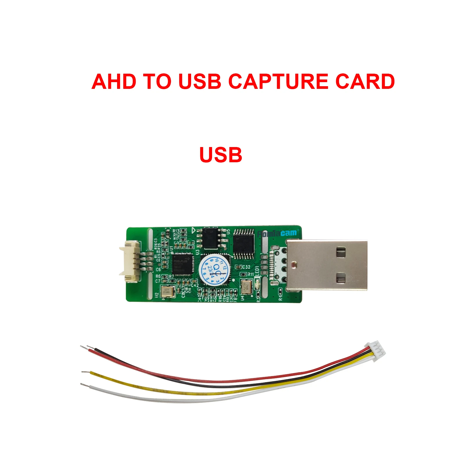 Ahd Naar Usb Capture Analoog Signaal Naar Digitale Usb Camera Module Ahd Naar Type-C Module Ahd 720P/1080P Voor Android Gratis Plug And Play