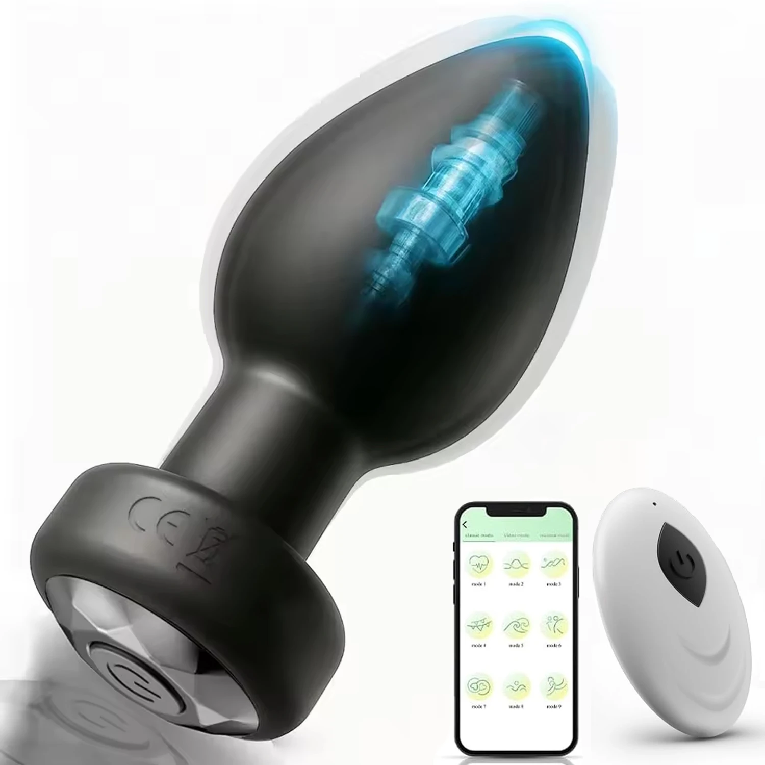 Wibrator analny z bezprzewodowym pilotem, korek analny, masażer prostaty dla mężczyzn, masturbator waginalny dla kobiet, zabawki erotyczne dla dorosłych, dla kobiet, mężczyzn i gejów.