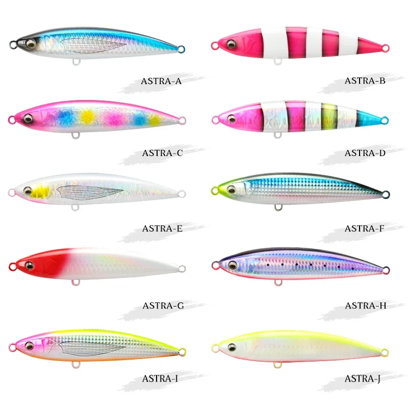 

TSURINOYA Sinking Stickbait Pencil Fishing Lures 150mm 75g ASTRA 150S Wobbler Artificial Hard Bait for Sea Tuna GT Fishing Lure