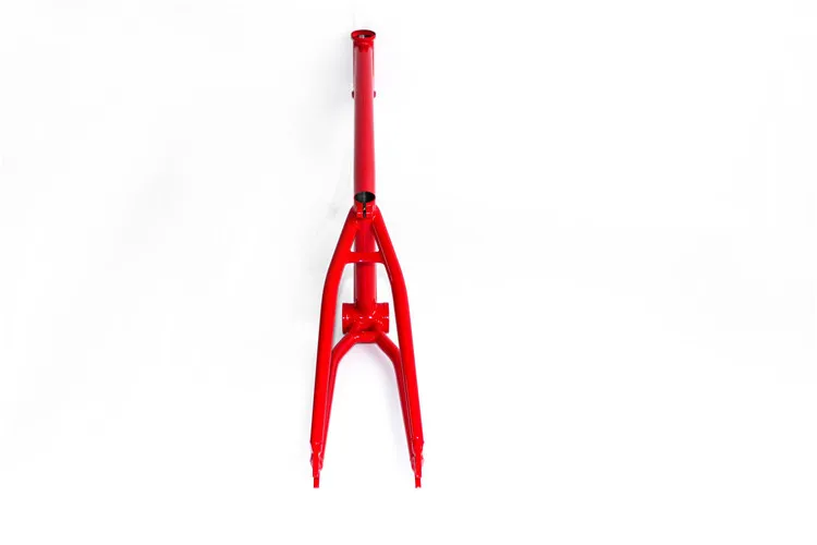 Rangka Sepeda Titanium Bmx Kinerja Tinggi Warna Merah Disesuaikan