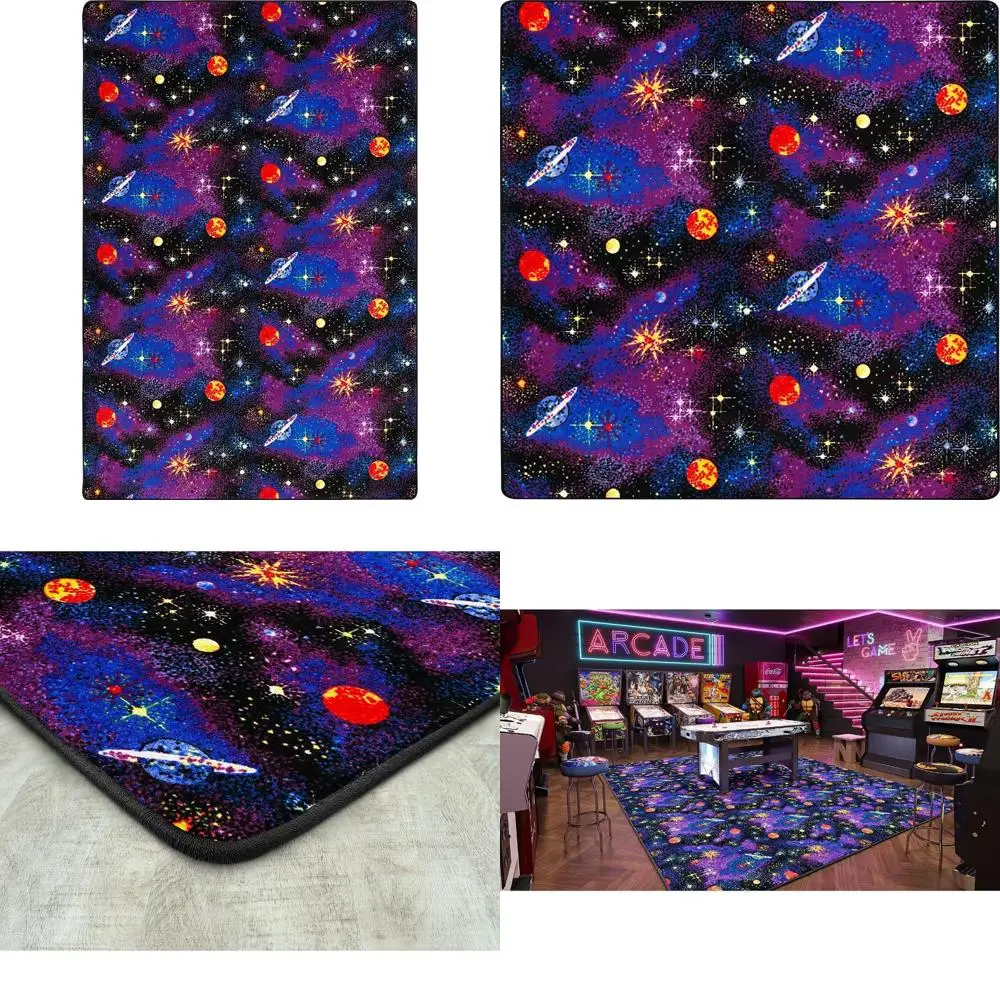 

Светящийся коврик Galaxy Adventure размером 12 x 7,5 дюймов с космической тематикой