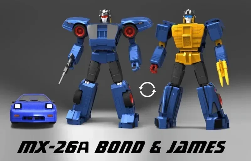 [В наличии] трансформер X-Transbot MX-26A MX26A Bond & James US Ver. MX-26B MX26B JP Ver. Экшн-фигурка игрушка