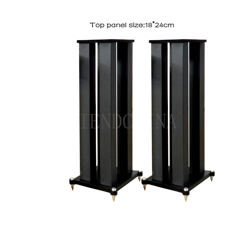 DK-03 HIFI Metal Iron Speaker Stand Bracket Audio Bracket Surround Satellite Box Floor Amplifier Rack Cabinet (1 Pair)