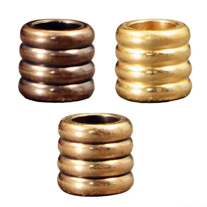 31BF Rust Resistant Copper Cylinder Beads Handmade Jewelry Spacers Assorted Colors Easy Stringing DIY Accessories For Craft