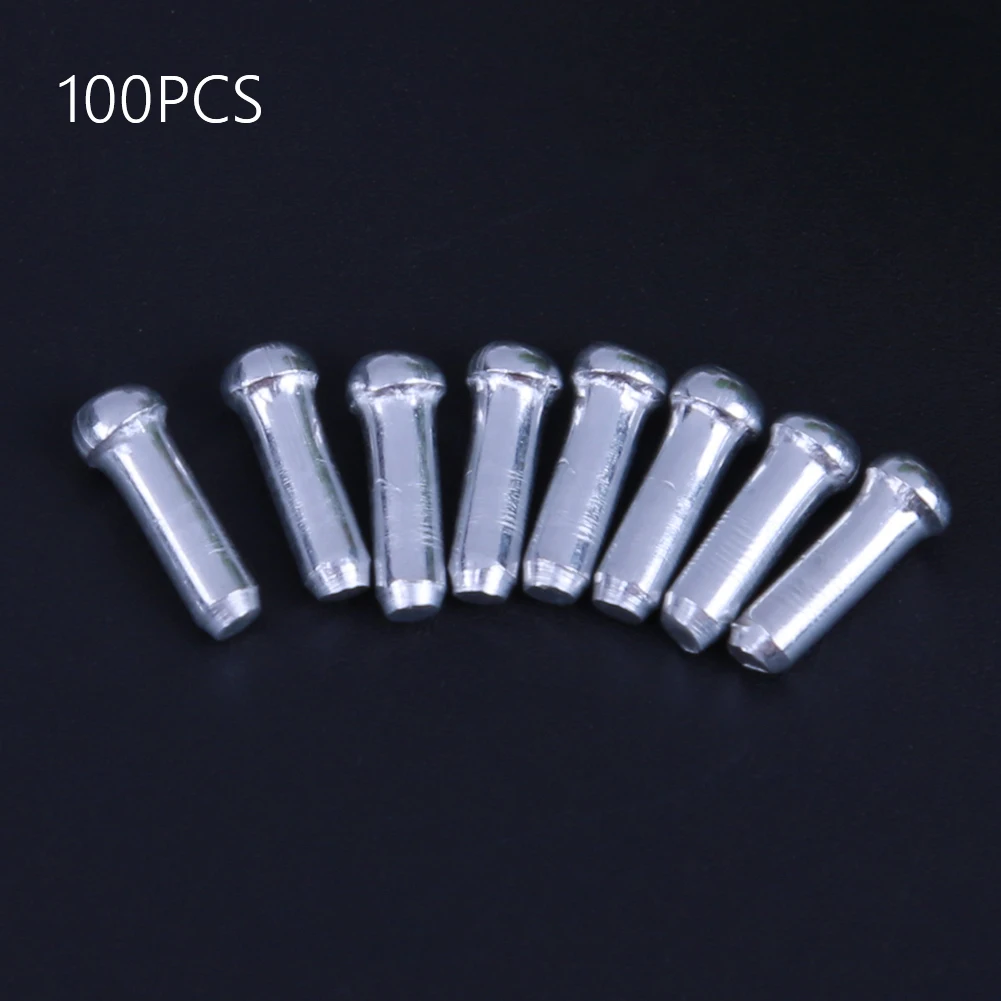 

100pcs Bicycle Cable End Caps Lightweight Cable Tips Wire End Cap End Protection Cover for Brake Derailleur Cable Cycling Parts
