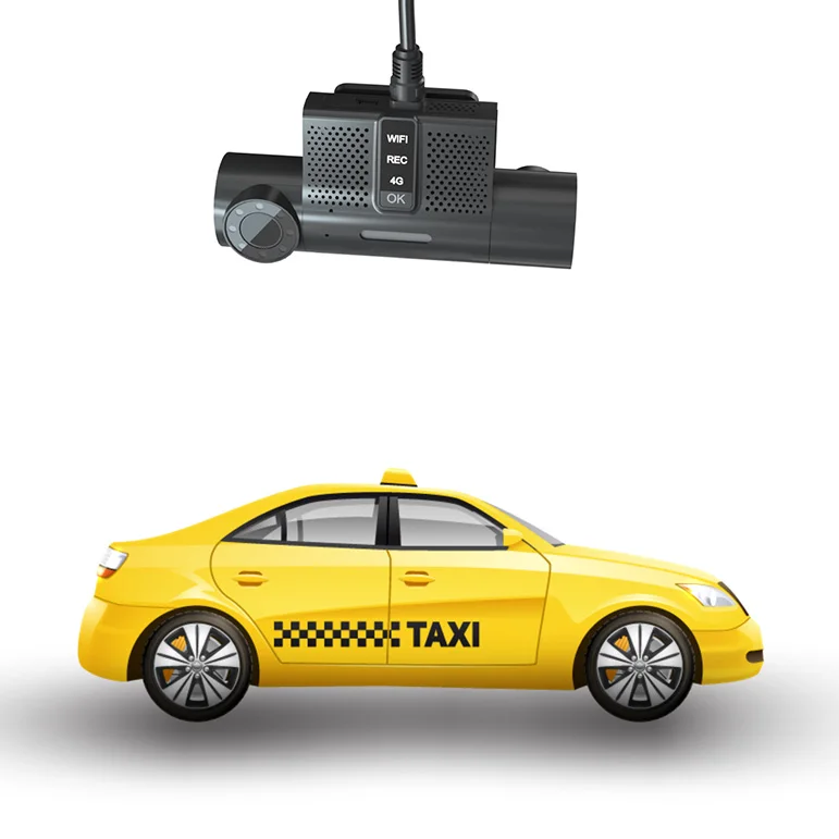 

Mini Dual Lens 4G Wireless Dashcam Driving Recorder with GPS Tracking for Taxi Truck Bus Dashcam