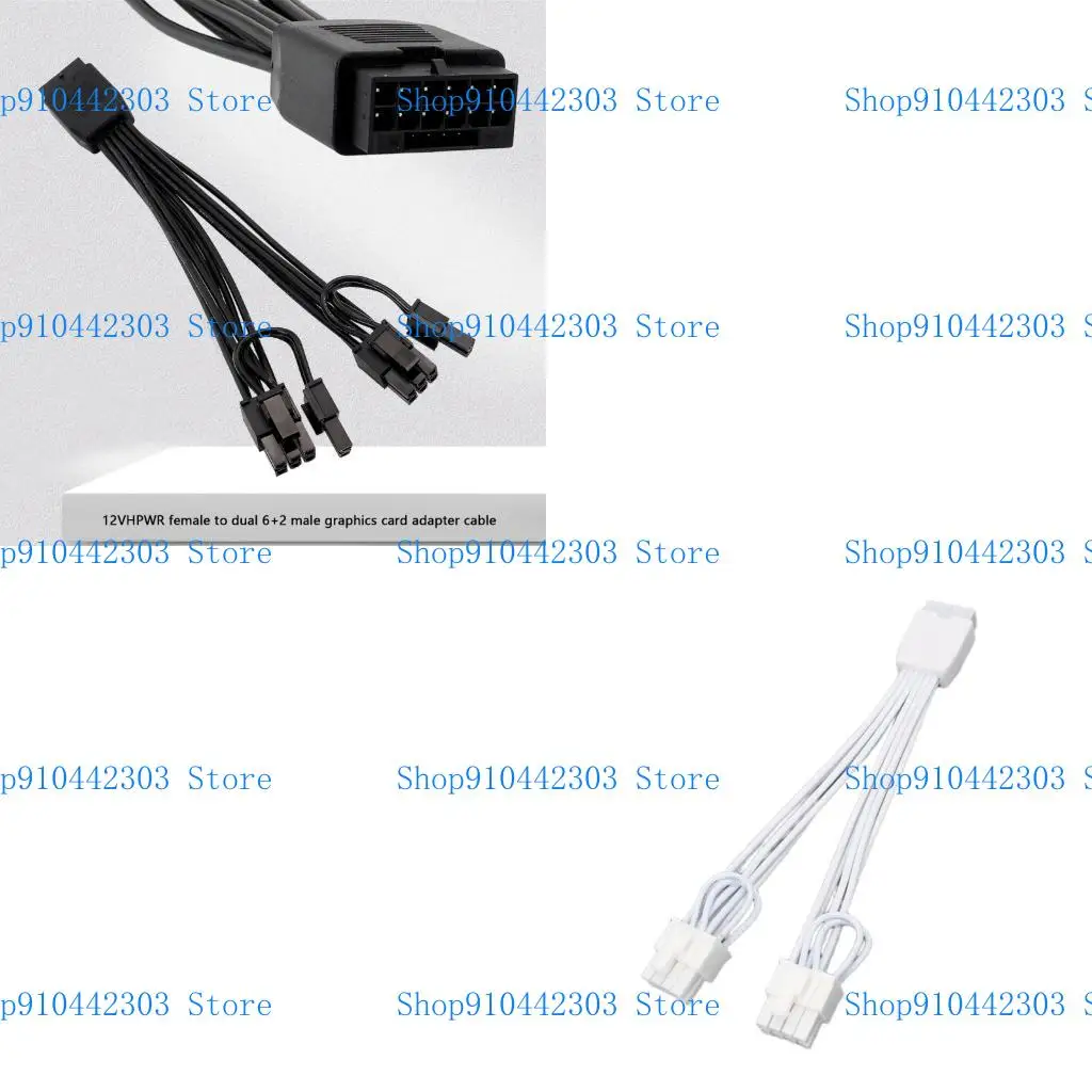 

L4MD Heavy Duty 12VHPWR To Double 6+2 Pin GPU Adapters Featuring Advanceds Conductivity And Heat Dissipation