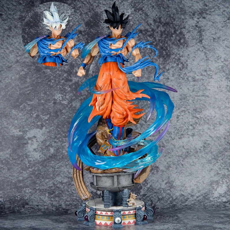 50 см Dragon Ball: Xxl Масштаб Mastered Ultra Instinct Goku - Yunqi Edition Аниме Фигурка Модель Статуя Коллекция Украшение Рабочего Стола
