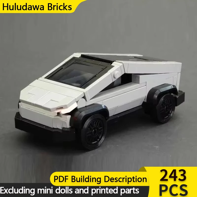 Popular City Car Model MOC Building Speed Champion Pickup Truck Modular Technology Gifts Holiday Assemble Children Toys Suit