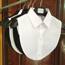 Ladies Women Adult Detachable Lapel Shirt Fake Collar Fashion Solid Color False Blouse Neckwear Clothing Accessories