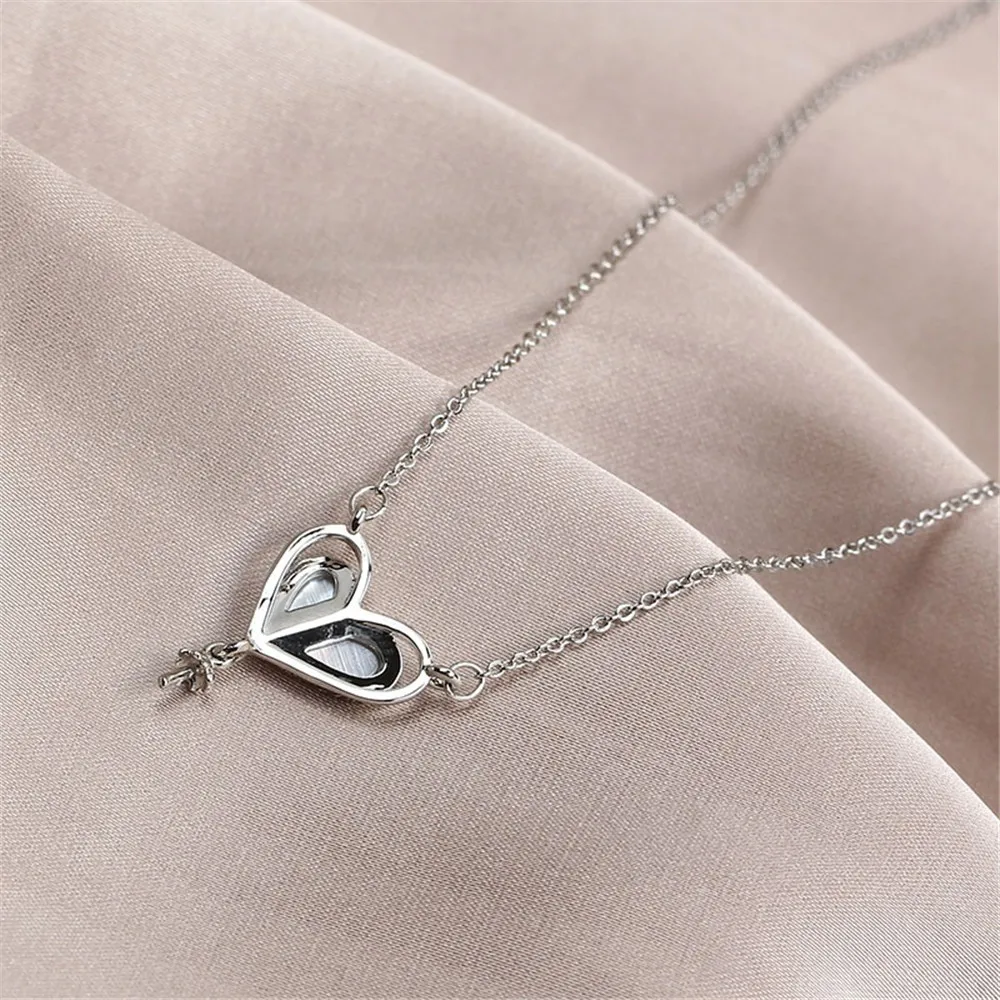 18K Gold Plated Pearl Chain Set, DIY Jewelry Making Supplies, Blank Pendant  Bases for Handmade Accessories, No Pearl