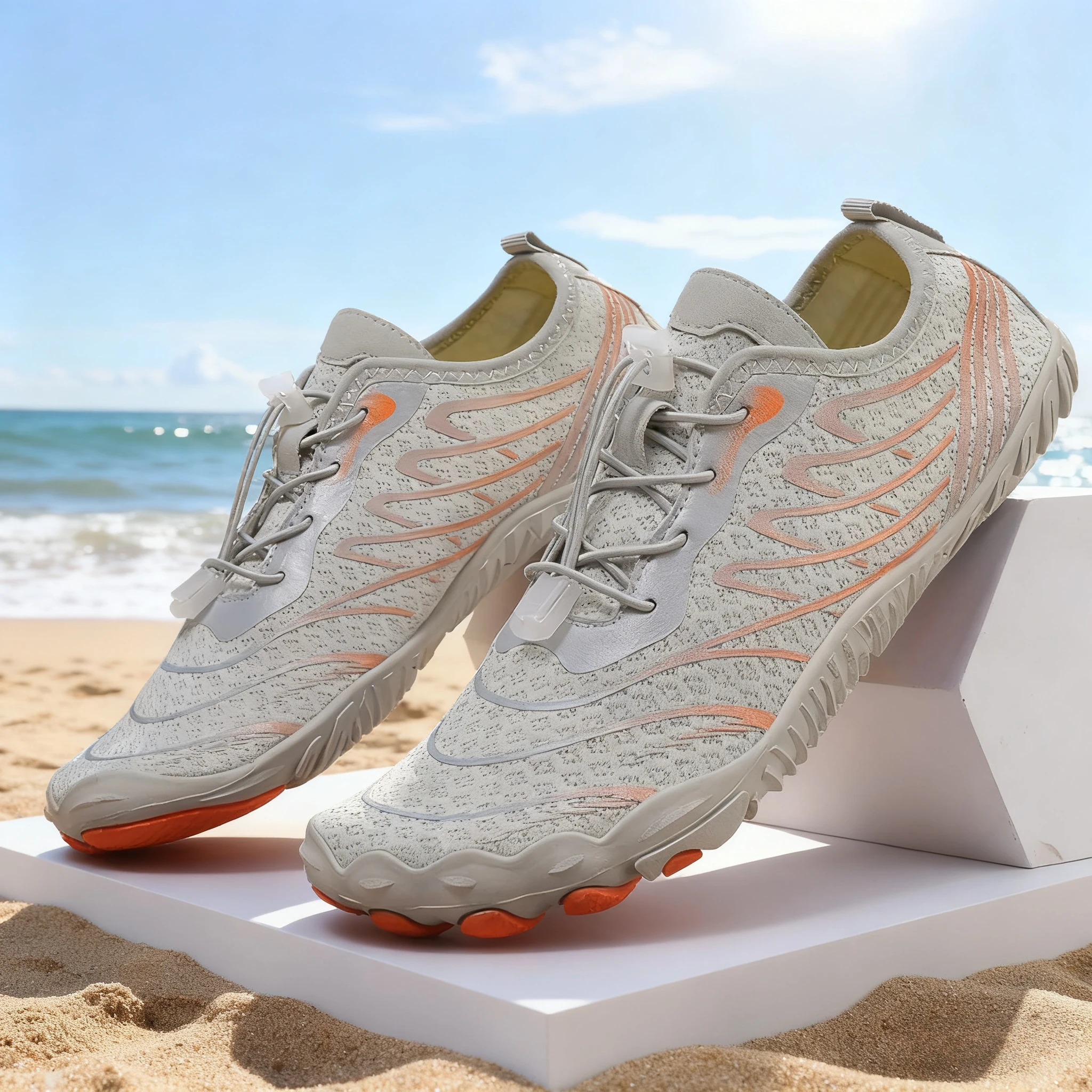 

Anti Slip Indoor Training Shoes for Women's Lightweight Fitness Sports Shoes Yoga Running Men's Anti Slip Breathable Water Shoes