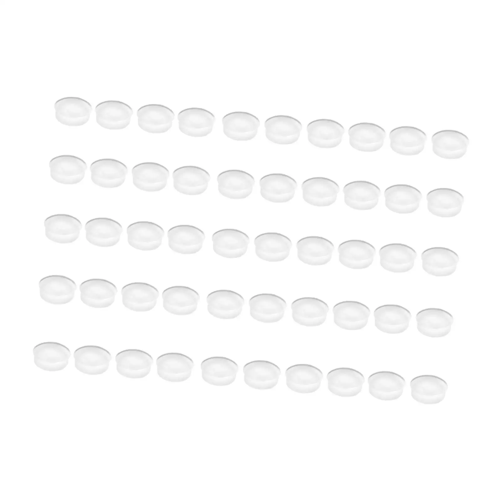 50x Flute Open Hole Plugs Musical Instrument Finger Hole Key Covers Caps