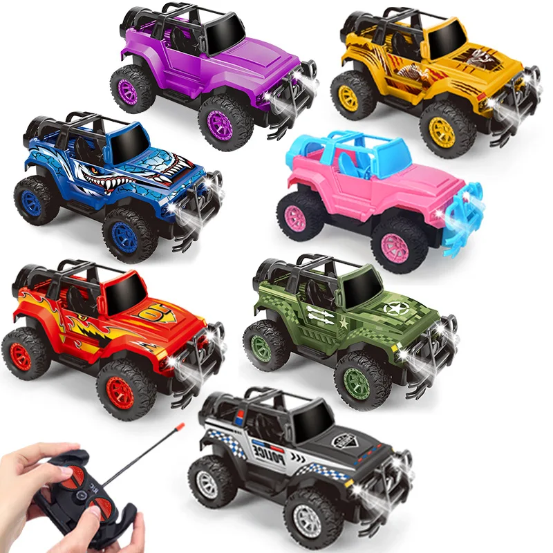 Four Channel Children's Wireless Remote Control Car Remote Control Simulation Jeep Remote Control Off Road Vehicle Toy Car Model