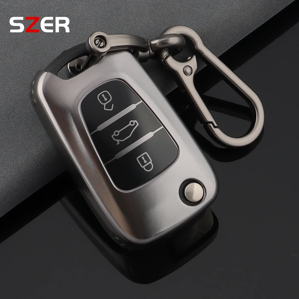 TPU Car Flip Key Case Cover Shell Fob For Hyundai I20 I30 Ix20 Ix35 Elantra Accent For KIA Sportage Rio 3 Soul Optima Ceed K5 K2 - view 4