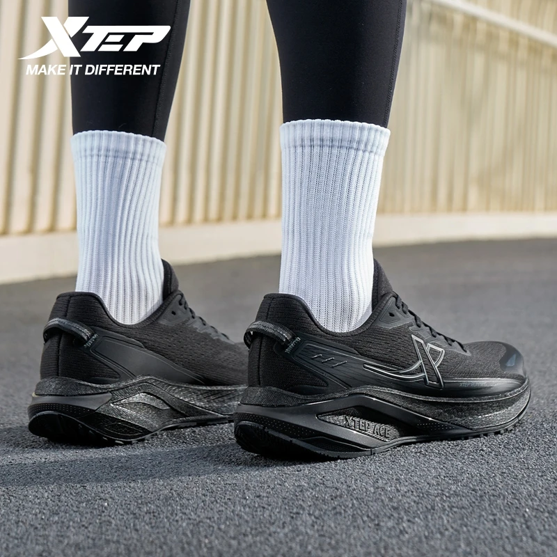 Xtep Lingbu 3 Running Sneakers For Men 2026 Winter Cushioning Lightweight Rebound Sports Absorption Running Shoes 874119110013