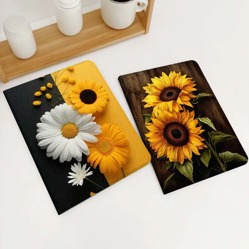 

Мягкий чехол для планшета с рисунком цветов, листьев и подсолнухов для Xiaomi Redmi Mi Poco Pad 2 5 6s 7 7s Ultra Pro Max 14 12.4 12.1 дюймов, подарок