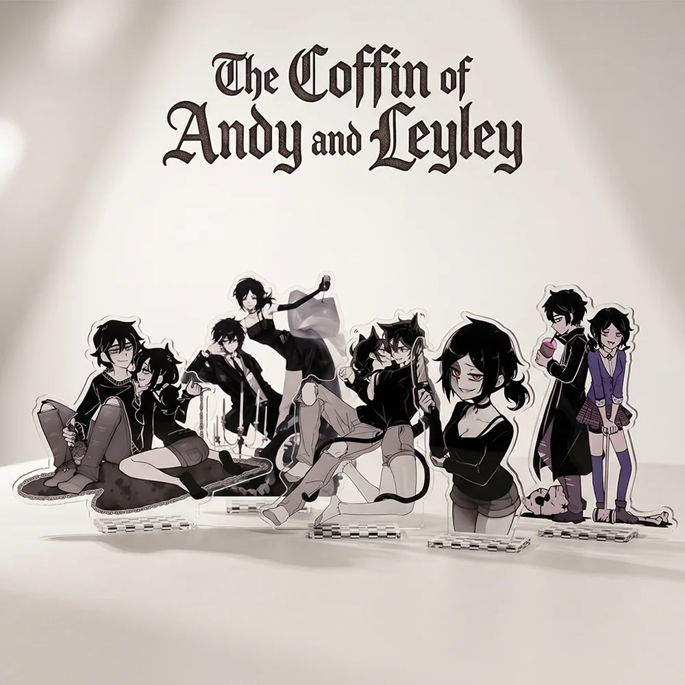 Game The Coffin of Andy and Leyley 15CM Cute Anime Acrylic Stand Keychain Character Model Desk Decor Collect Fan Gifts