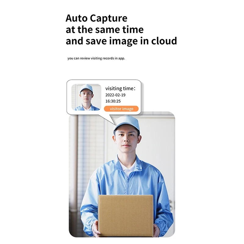 ZIZI X9 Wireless Visual Doorbell Intelligent Household Ringing Visual Call Variable Voice Intercom Real-Time Viewing Reminder