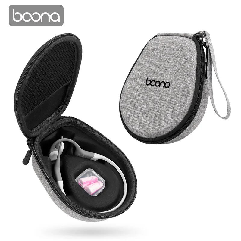 Boona Hard Shell Carrying Case for Shokz Bone Conduction Headphone AS650 AS660 Organizer Travel Portable Storage Case