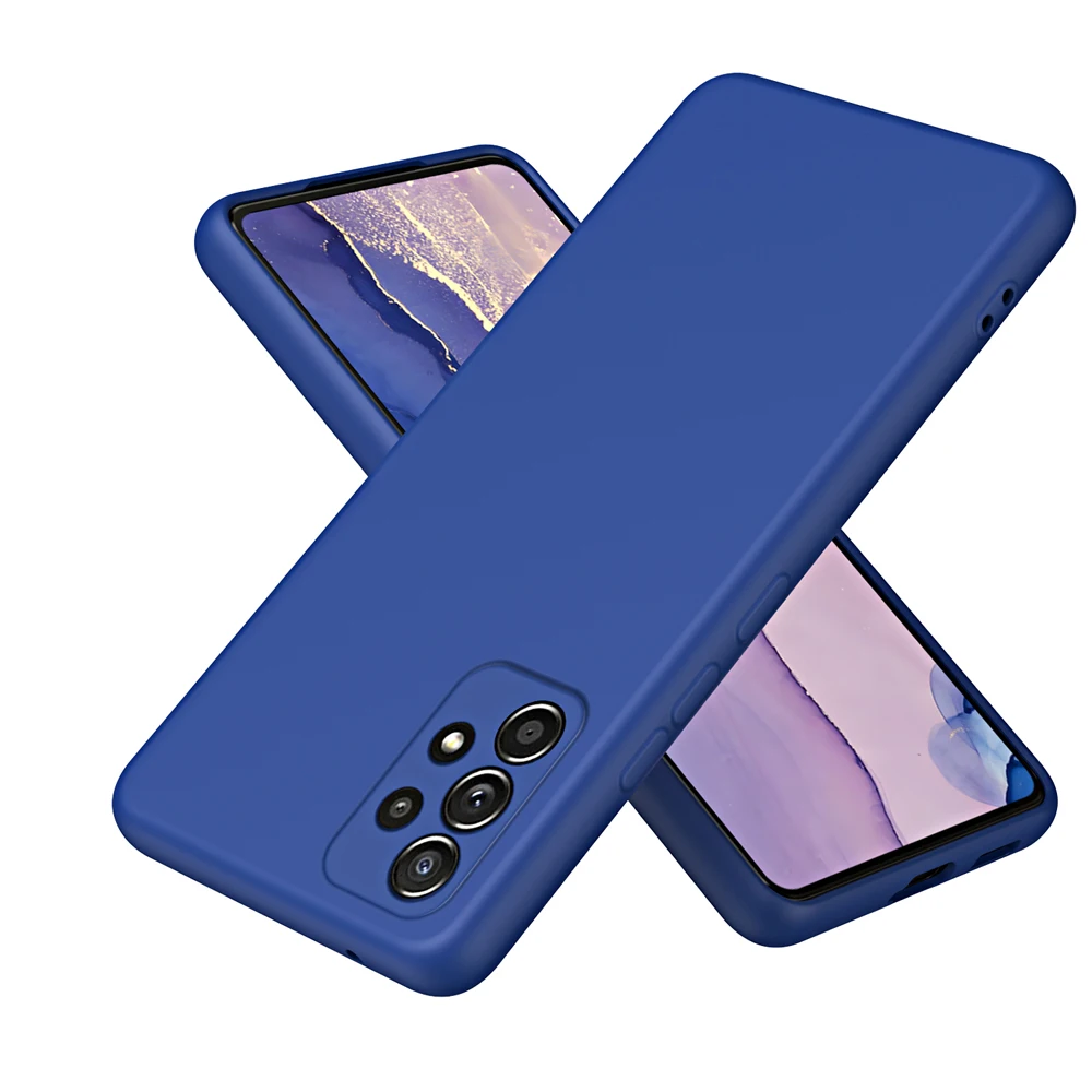 Solide Silikon Schützen Fall Für Samsung Galaxy A13 A23 A33 A53 A73 A12 A22 A32 A52 A52S A72 A04 A04S A14 A24 4G A34 A54 Abdeckung