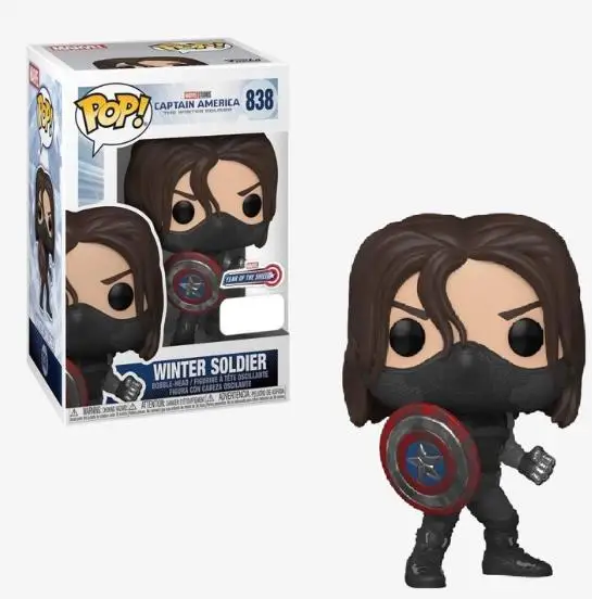 Funko Marvel Avengers Captain America Winter Soldier 838# Action Figure Dolls Toys Movie Action Toys Model Gifts for Children