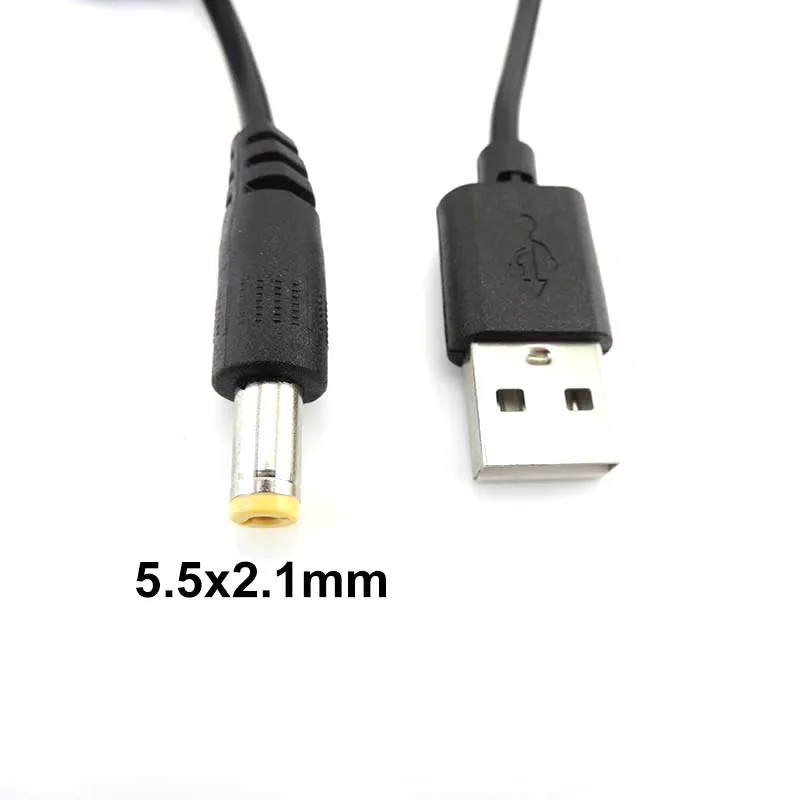 USB Power Boost Line USB DC 5V to DC 9V 12V Step Up Cable Module connector Converter Adapter power supply Cable 5.5*2.1mm Plug