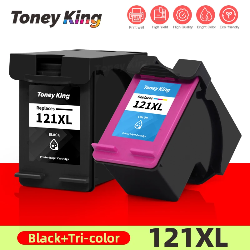 

121XL Compatible Ink cartridge For HP 121 XL For HP121 Deskjet D2563 F4283 F2423 F2483 F2493 F4213 F4275 F4283 F4583 Printer