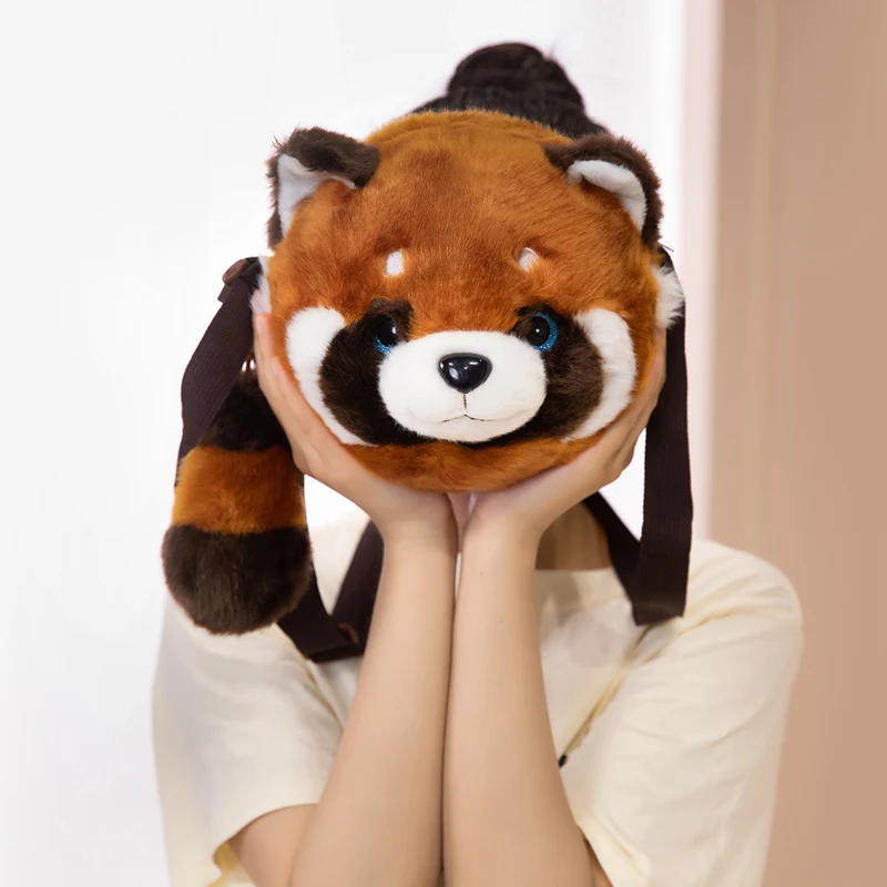 Leuke Wasbeer Pluche Tas Speelgoed 20 Cm Kawaii Ronde Schoudertas Knuffeldier Wasbeer Pop Verjaardagscadeautjes Voor Jongens En meisjes