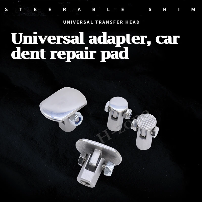 

Car dent repair pad iron dent repair tool with switchable head M8 threaded connection stainless steel wear-resistant and durable