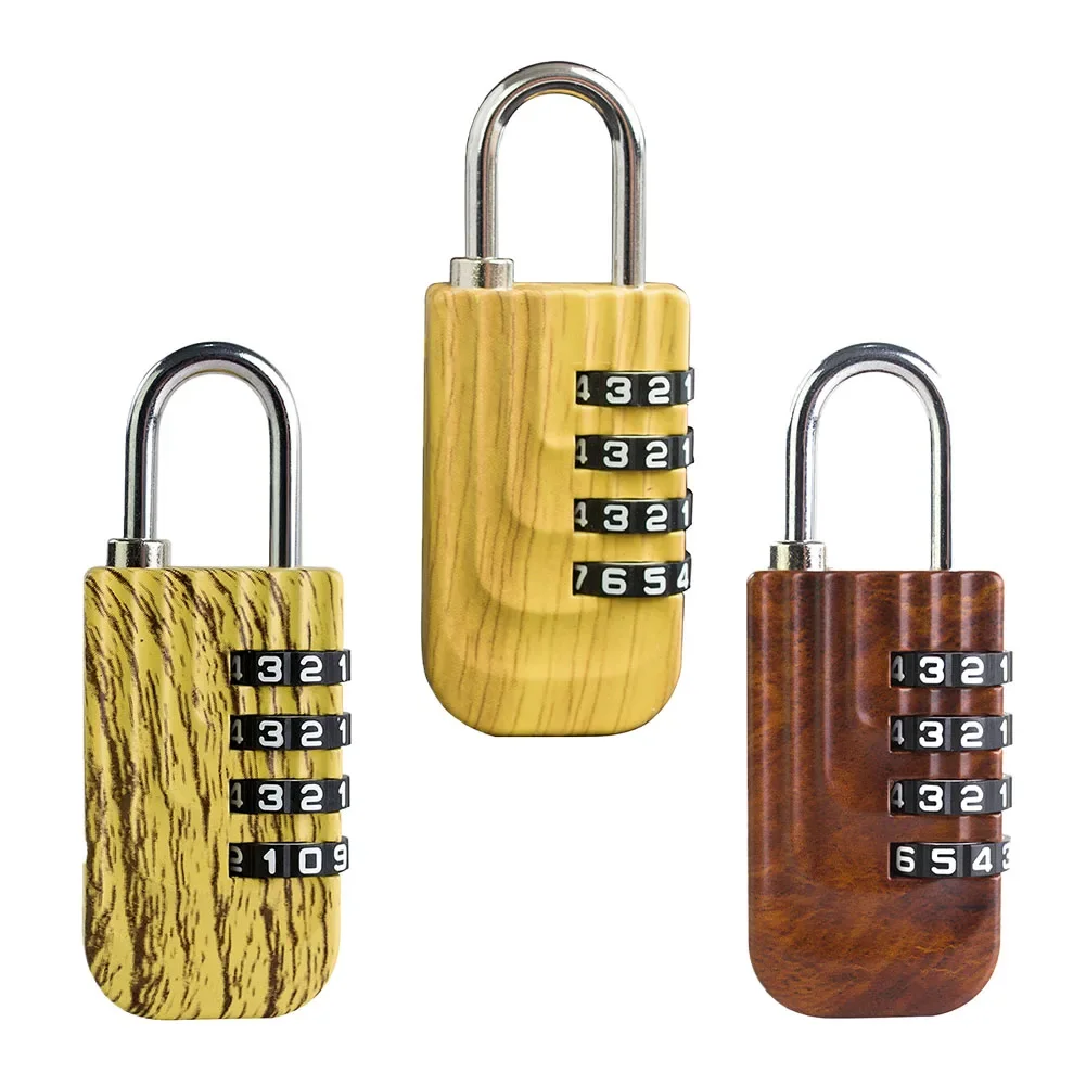 4 Digit Zinc Alloy Combination Locker Lock Mini Padlock ﻿ Outdoor Travel Luggage Handbag Safe Code Number Lock ﻿room Locker Lock