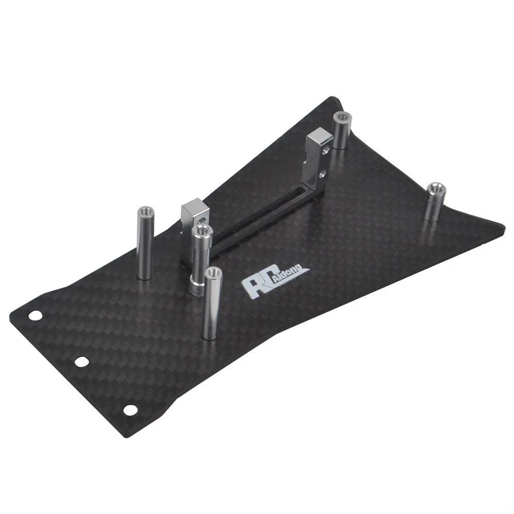 1PCS Carbon Lower Chassis Low CG Suitable for Traxxas Drag Slash Mustang C10 Slash Modified Upgrdes