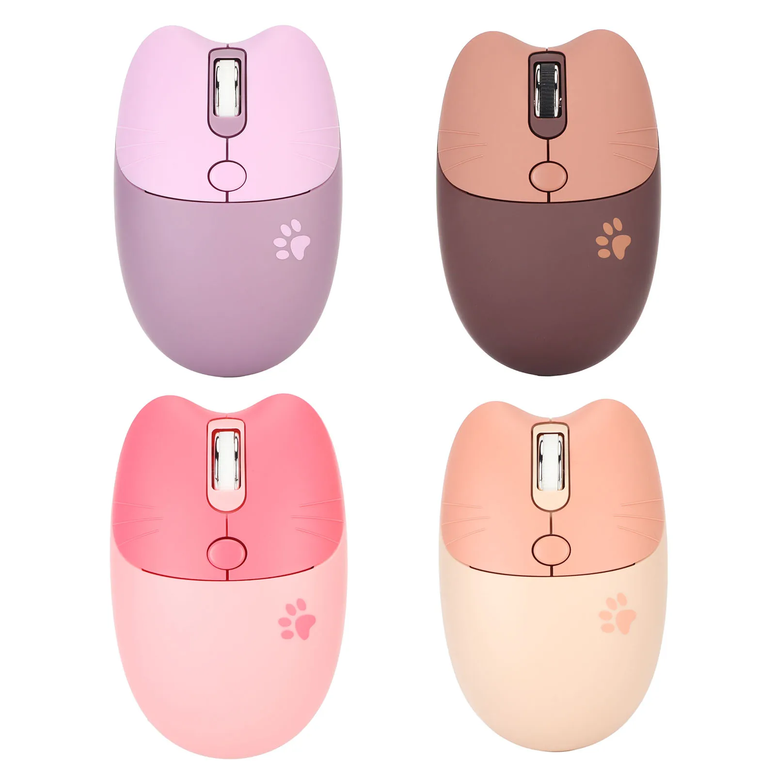 2.4G Cat Wireless Mouse Mute USB Receiver Cute Portable 3 Levels DPI Mouse for M3 Laptop Computor 2.4G Wireless Mouse Cute Mouse